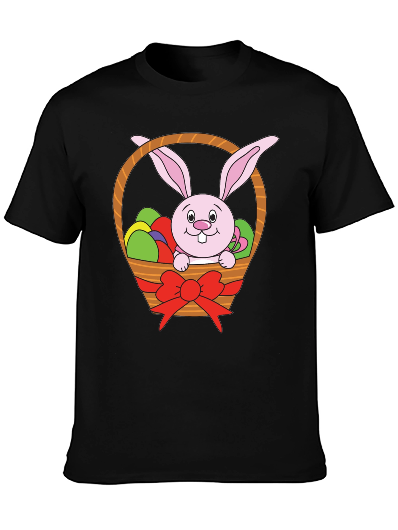 Easter Bunny Basket T-Shirt - Holiday Novelty Tee
