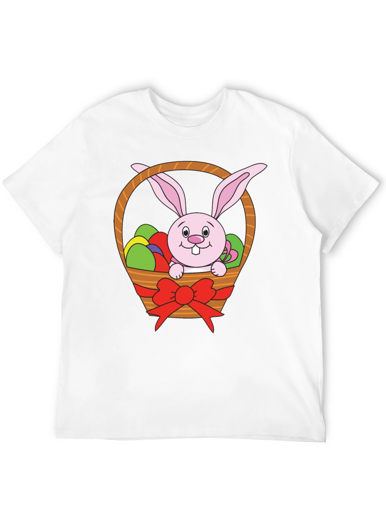 Easter Bunny Basket T-Shirt - Holiday Novelty Tee