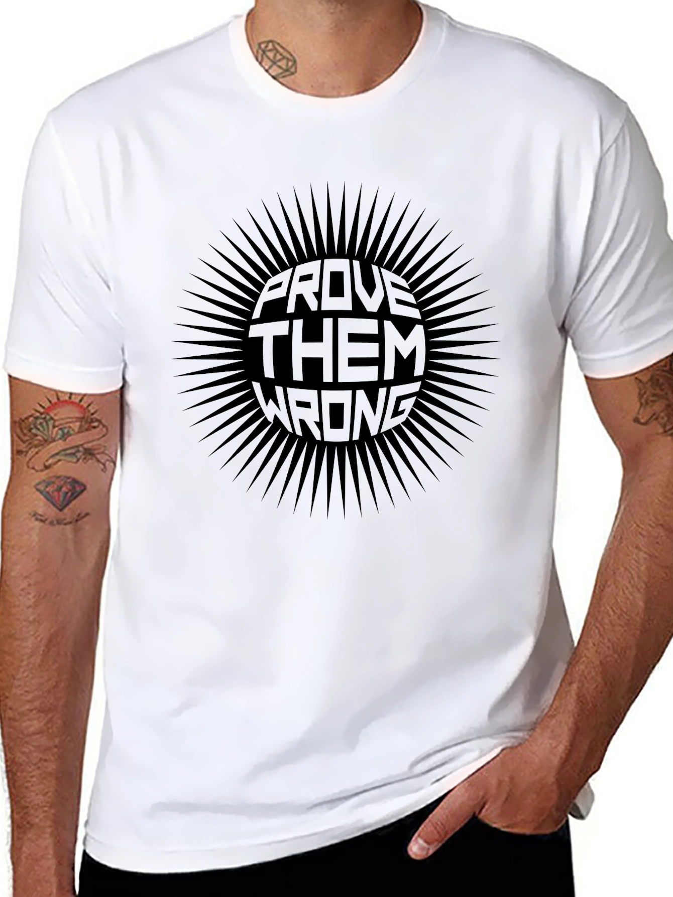 Prove Them Wrong Graphic Tee - Motivational T-Shirt