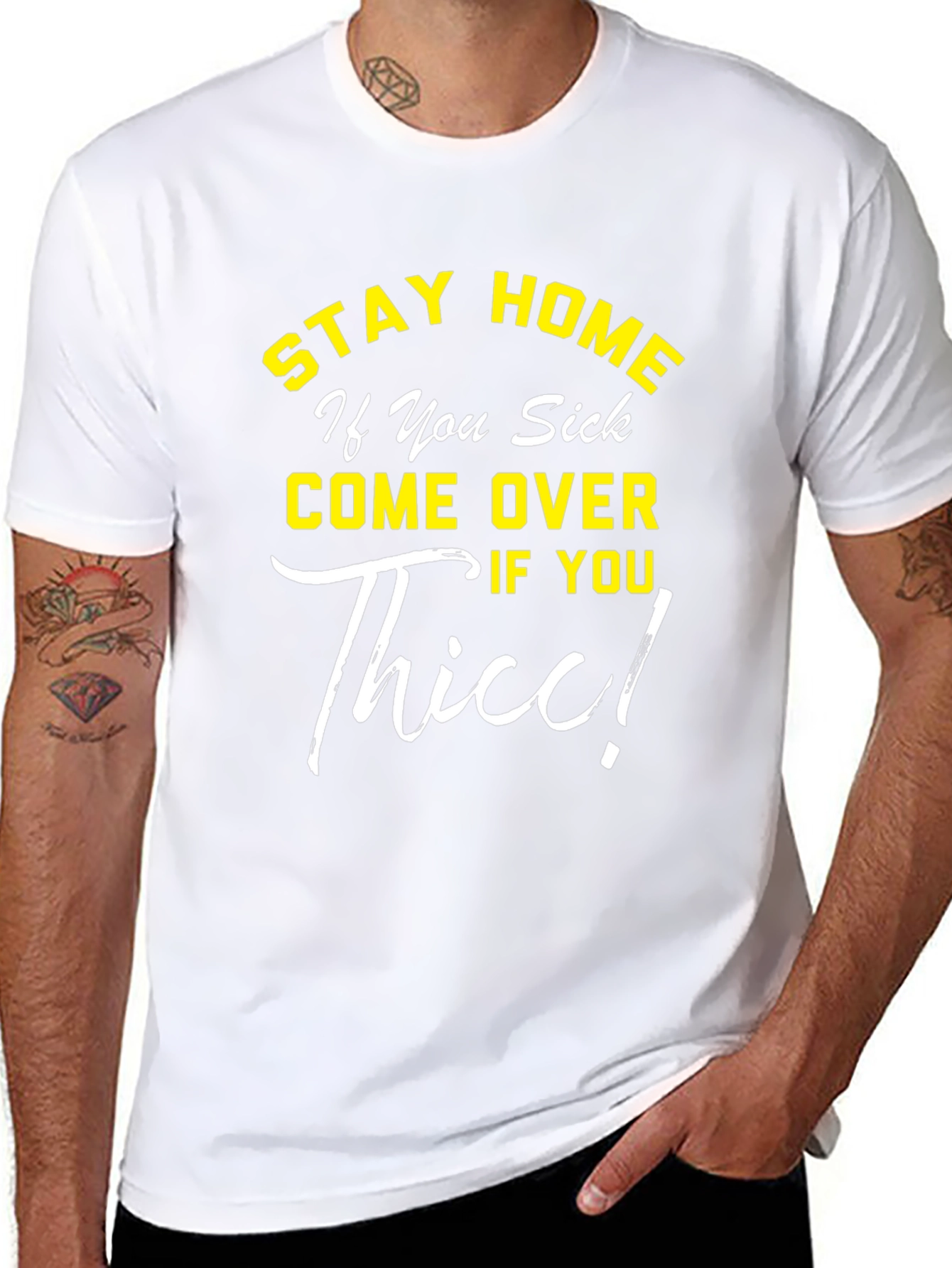 Stay Home If You Sick Tee