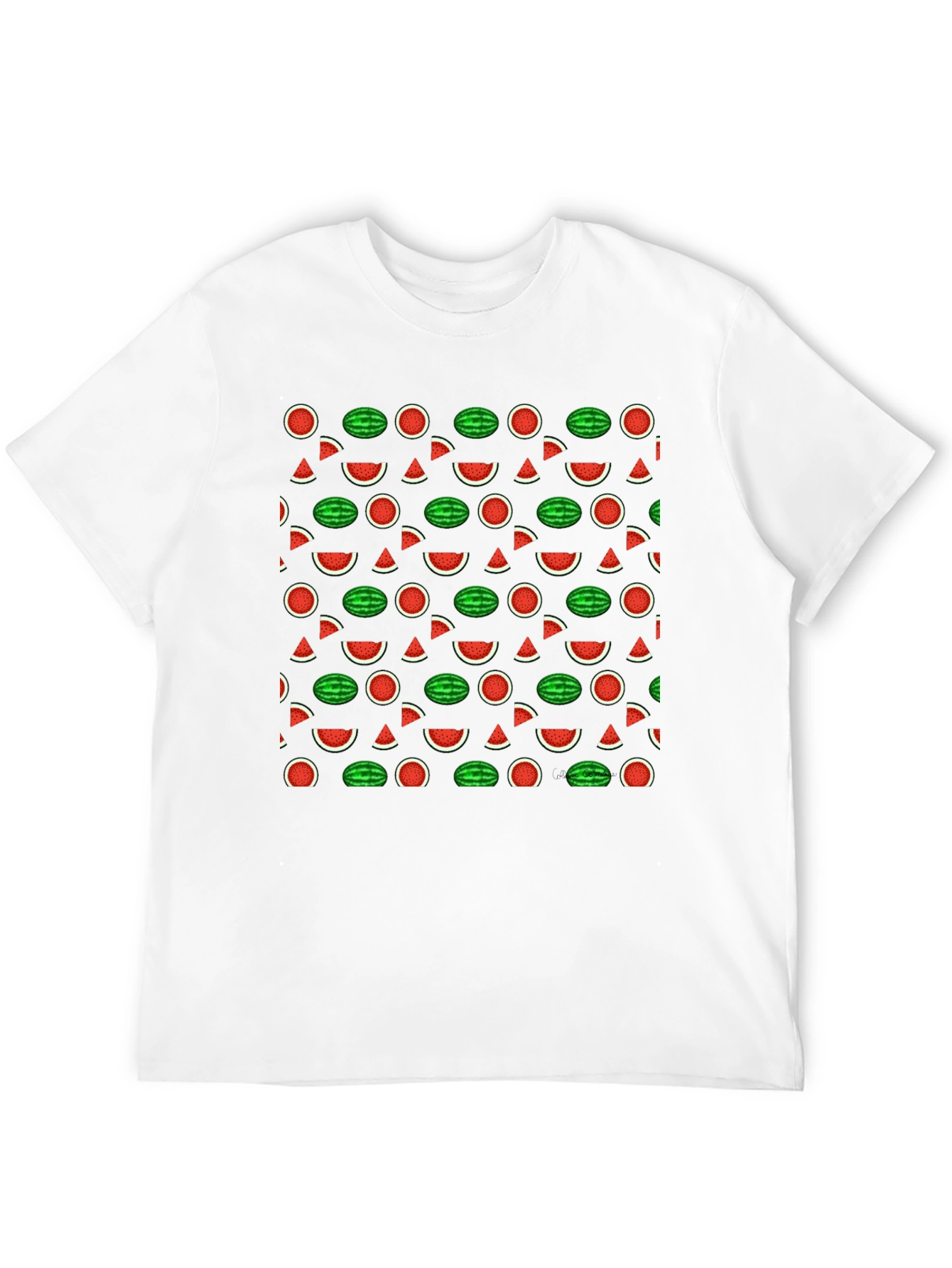 Watermelon Print T-Shirt - Summer Style