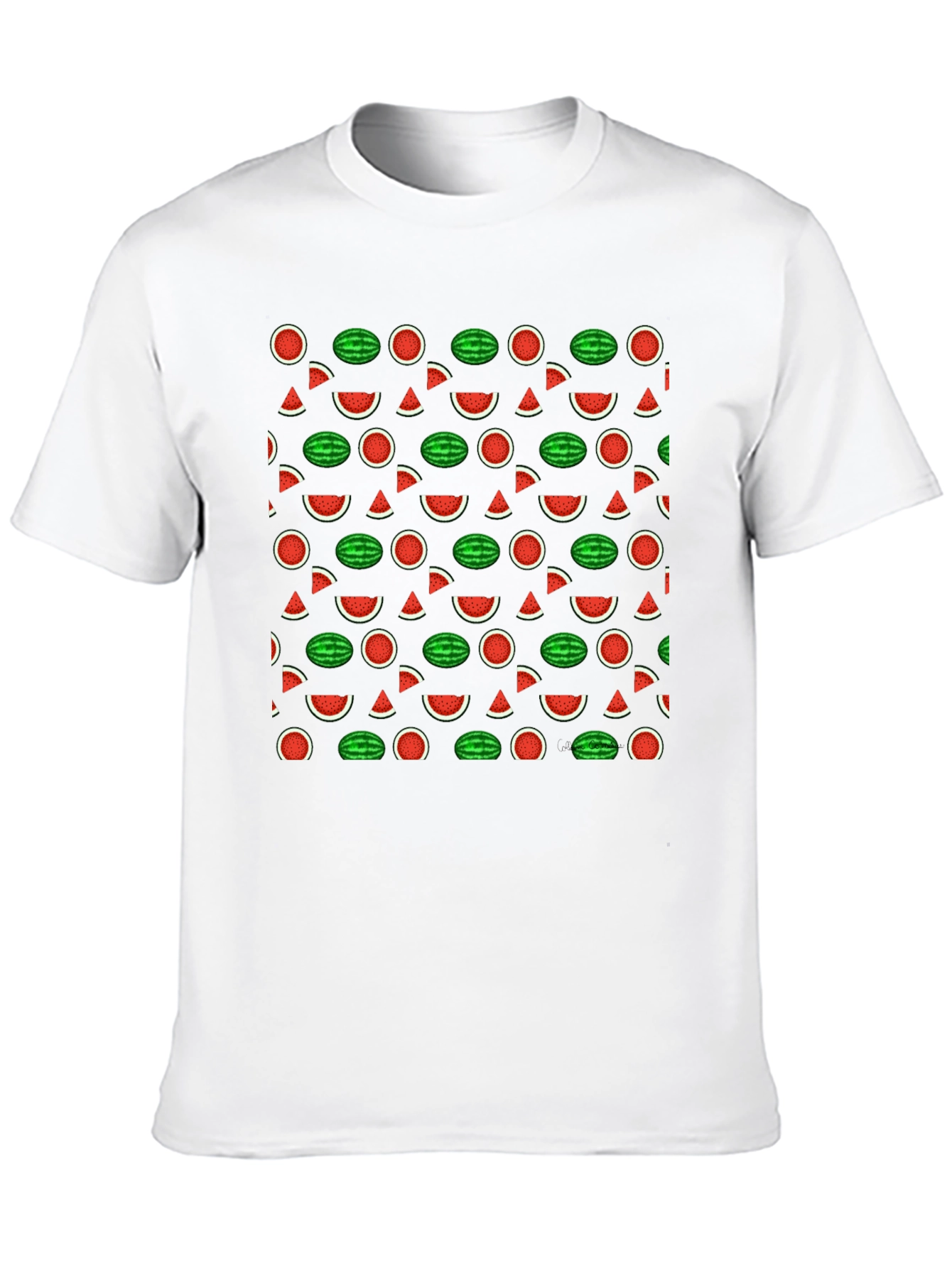 Watermelon Print T-Shirt - Summer Style
