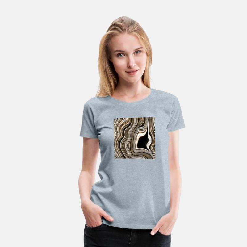 Gold Agate Liquid Marble, Liquid Art