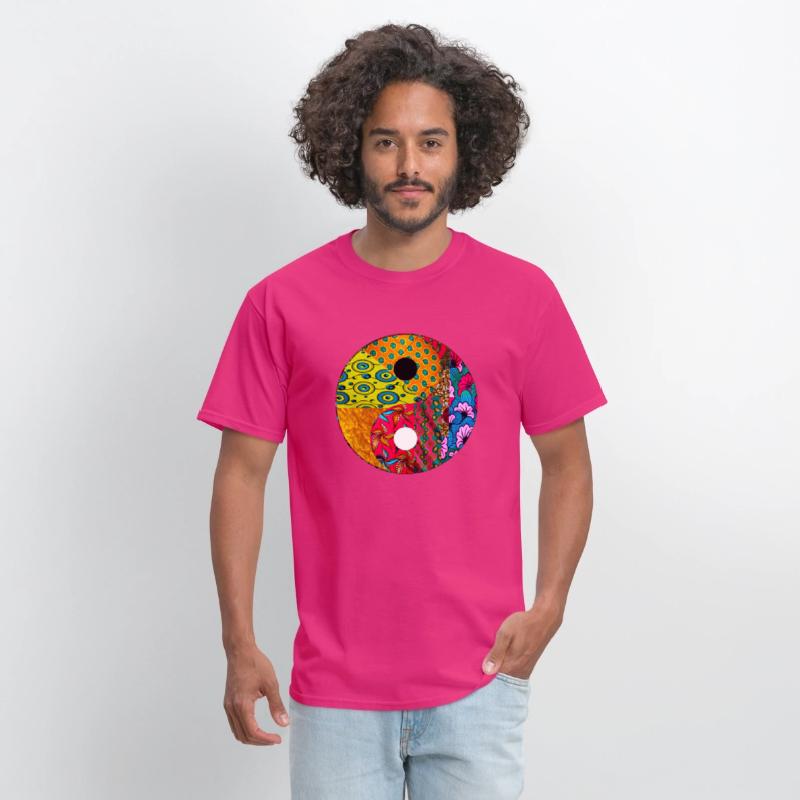 Gold & Pink Yin & Yang