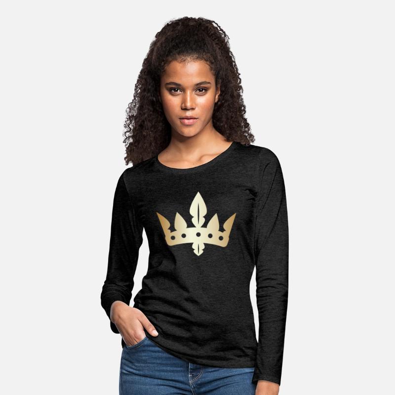 Golden crown king vip gold cool royal vector image