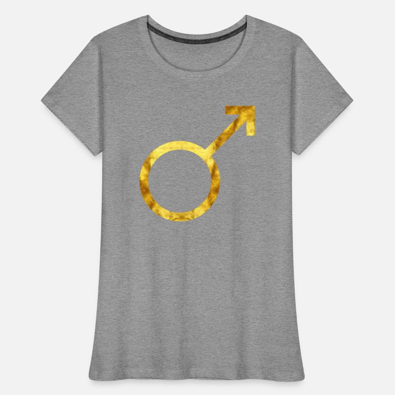 Golden Male Symbol