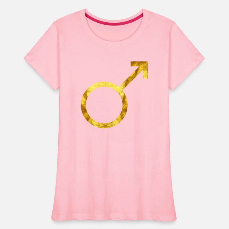 Golden Male Symbol