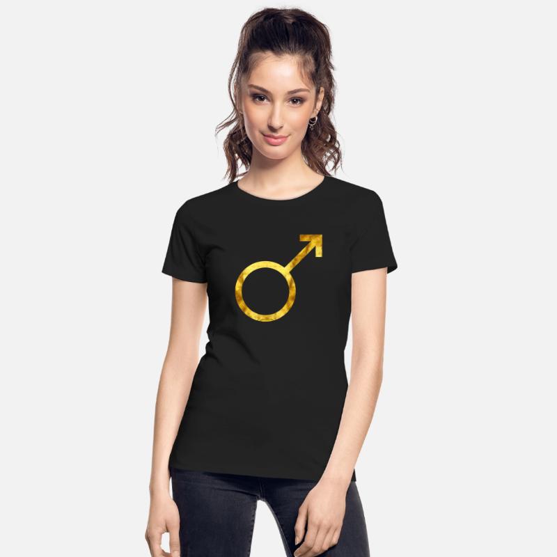Golden Male Symbol
