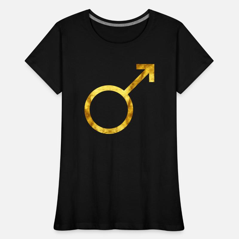 Golden Male Symbol