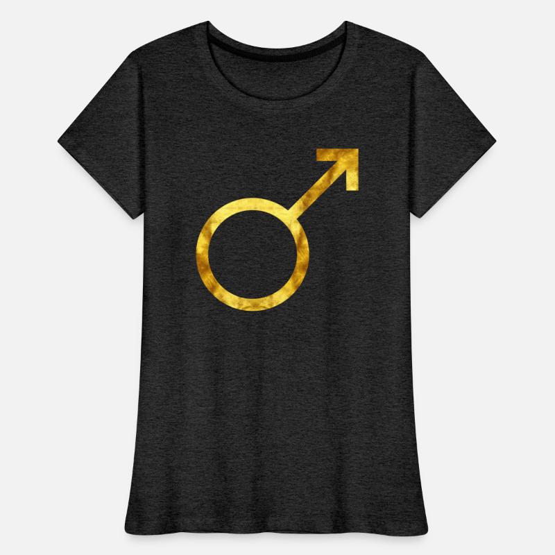Golden Male Symbol