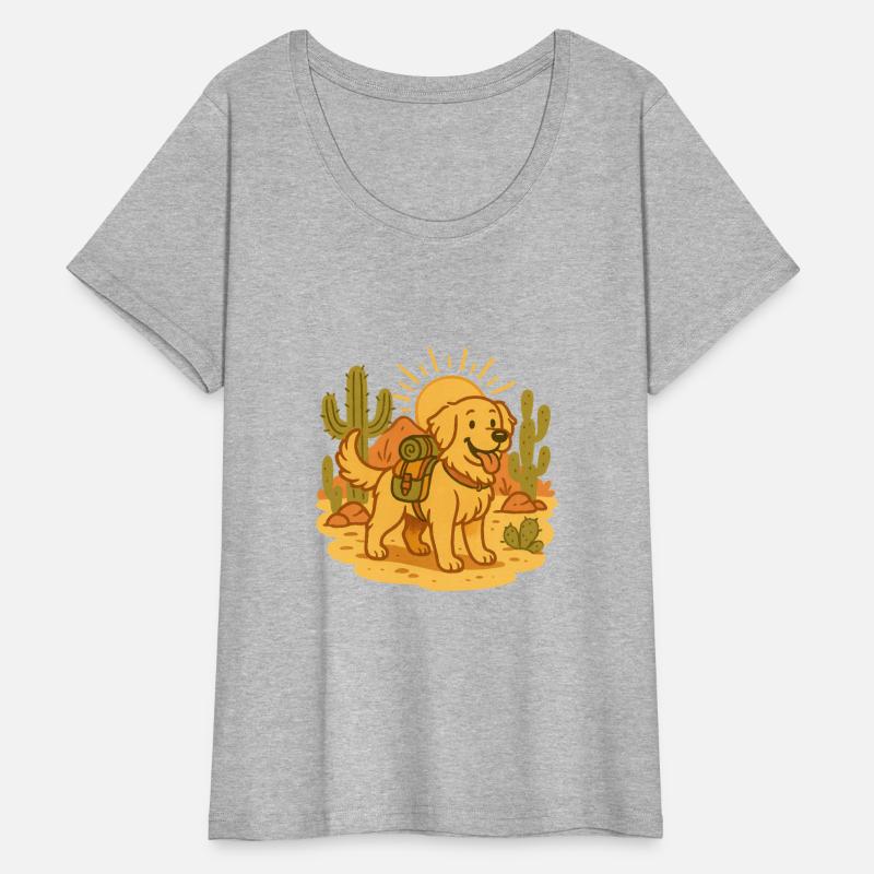 Golden Retriever Desert Hike