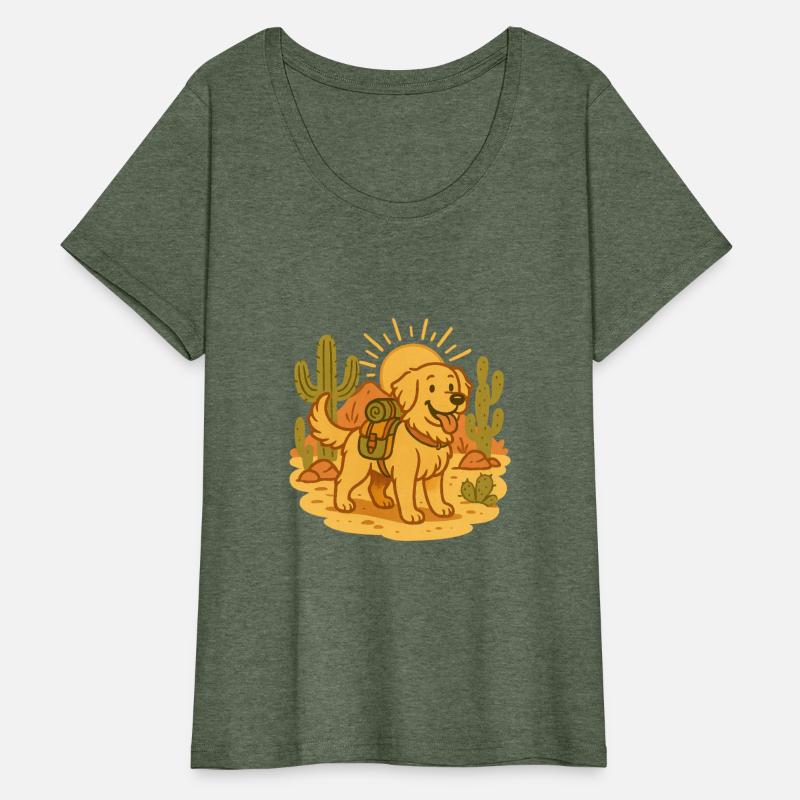Golden Retriever Desert Hike