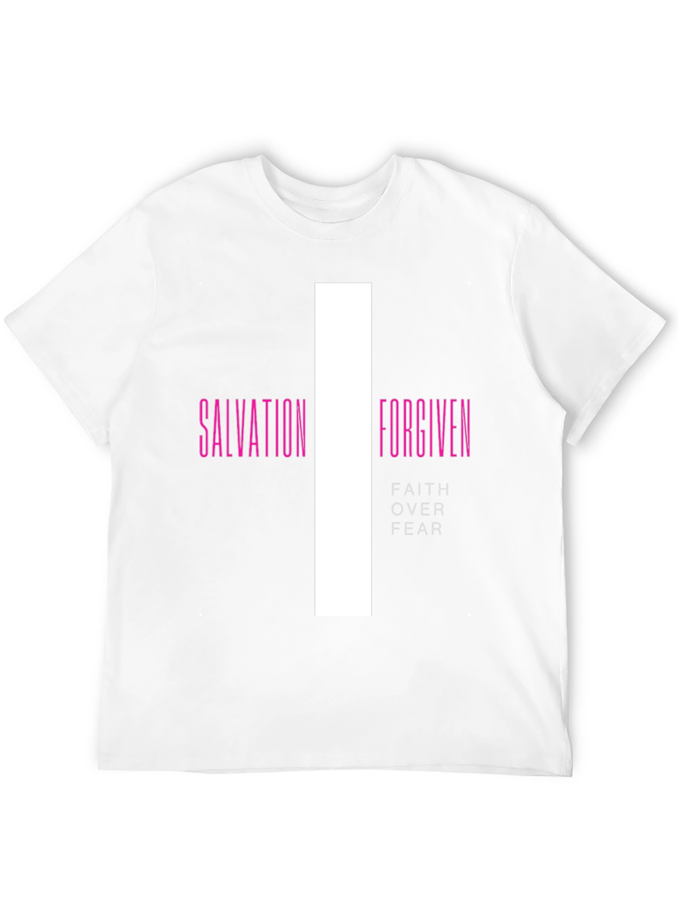 Salvation Forgiven Faith Over Fear Graphic Tee