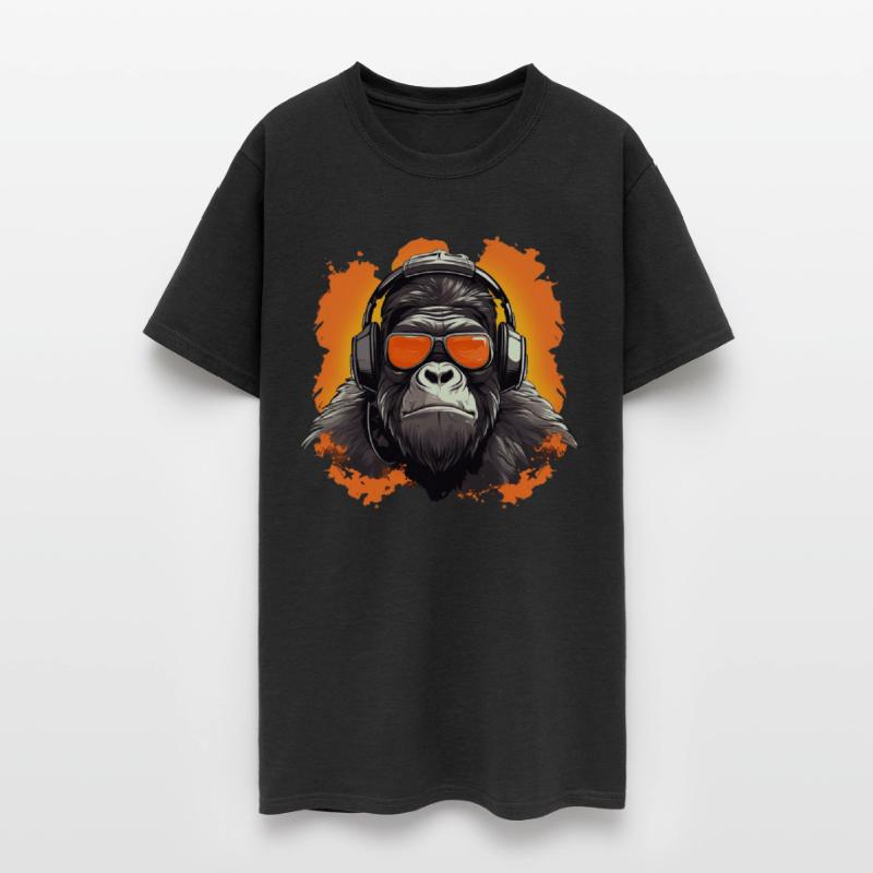 Gorilla Headset with Sunglass VR Gamer retro Shirt