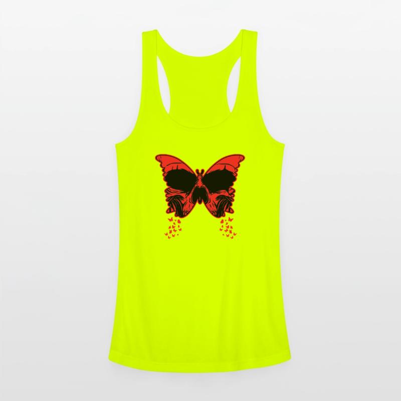 Gothic Butterfly Skull Bones Skeleton Death Grave