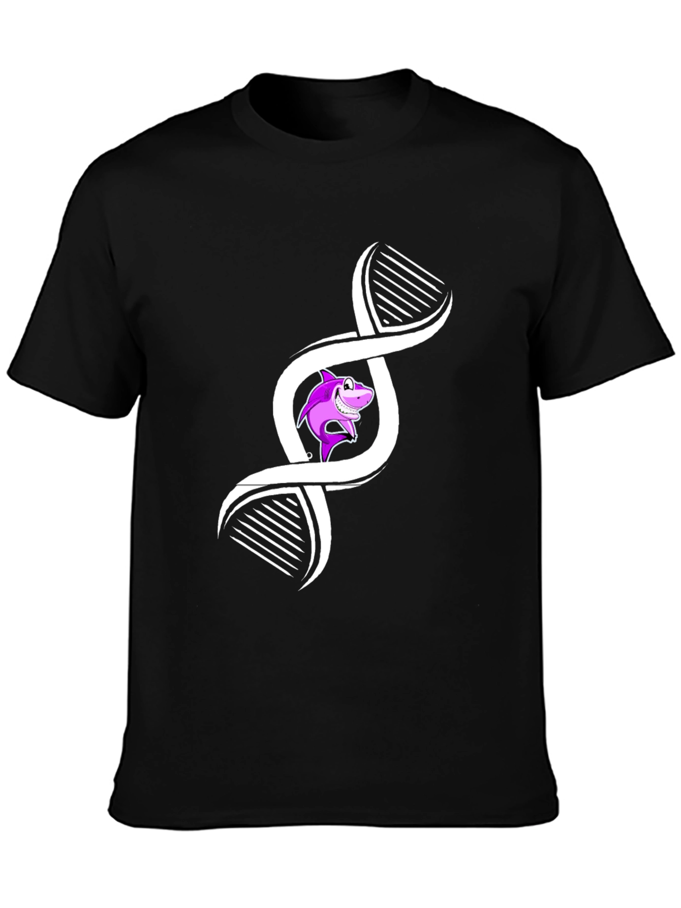 DNA Shark T-Shirt - Funny Genetic Design