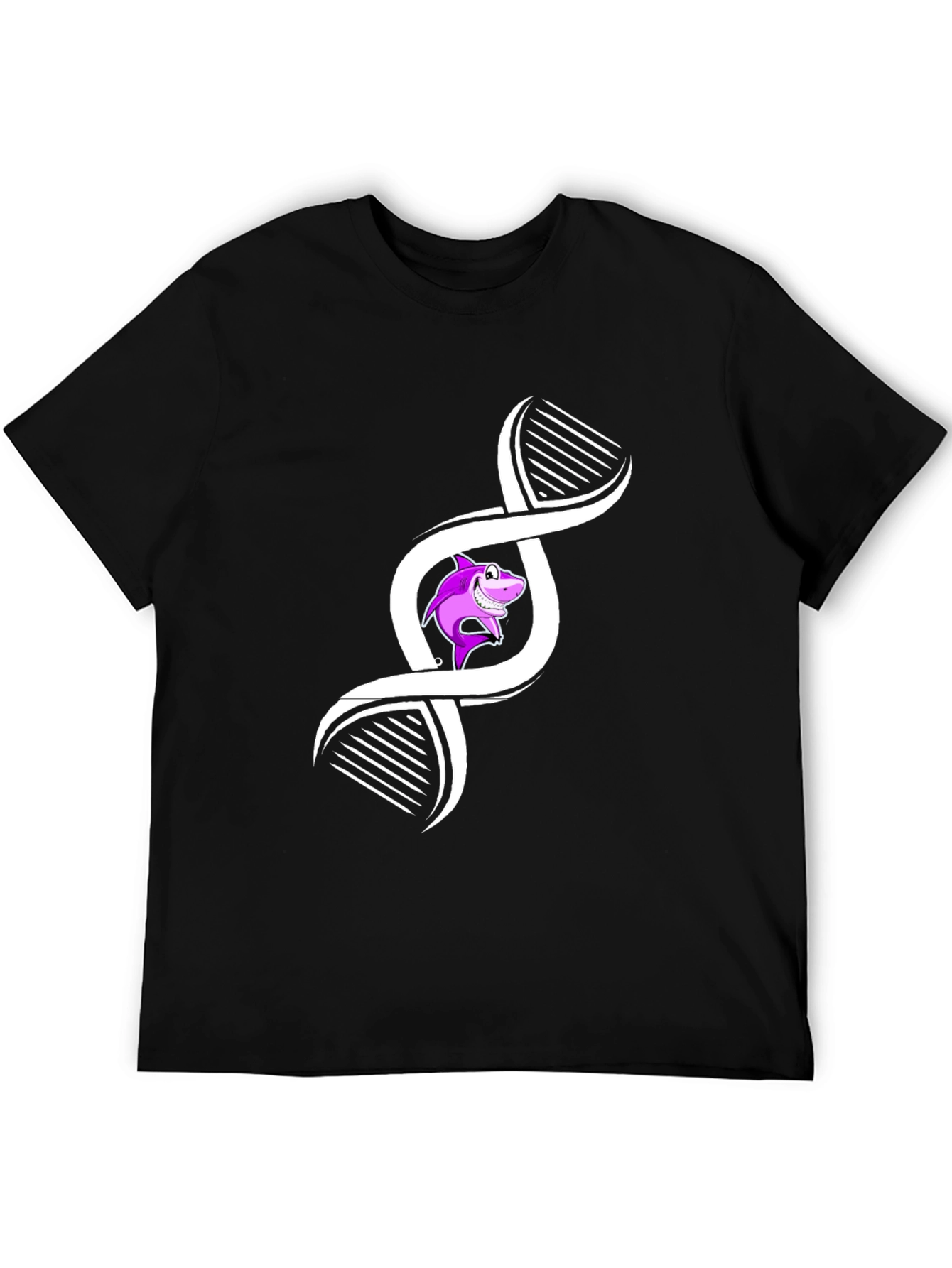 DNA Shark T-Shirt - Funny Genetic Design