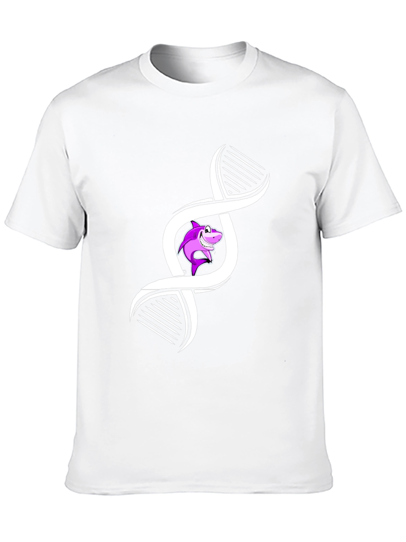 DNA Shark T-Shirt - Funny Genetic Design