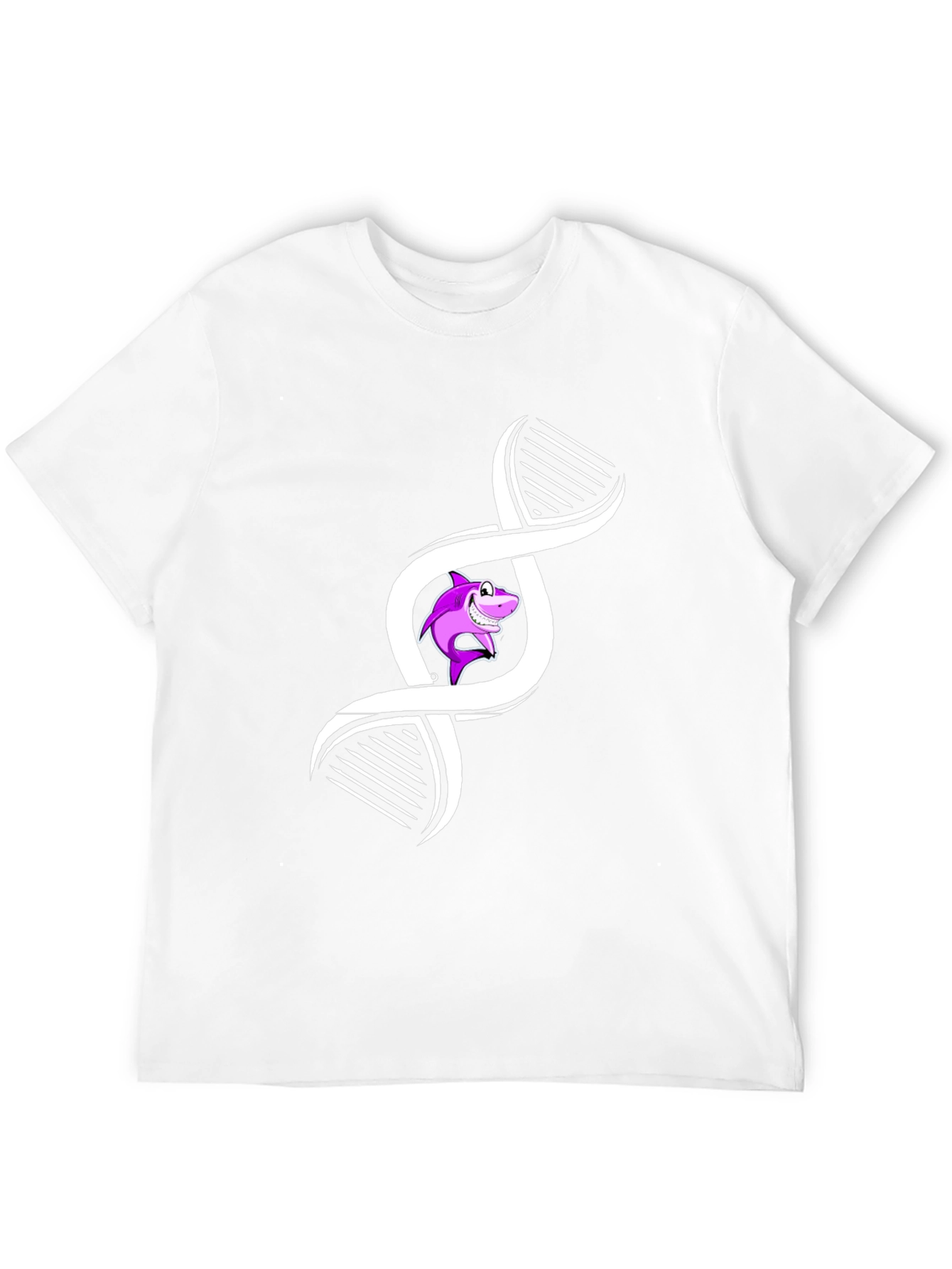 DNA Shark T-Shirt - Funny Genetic Design