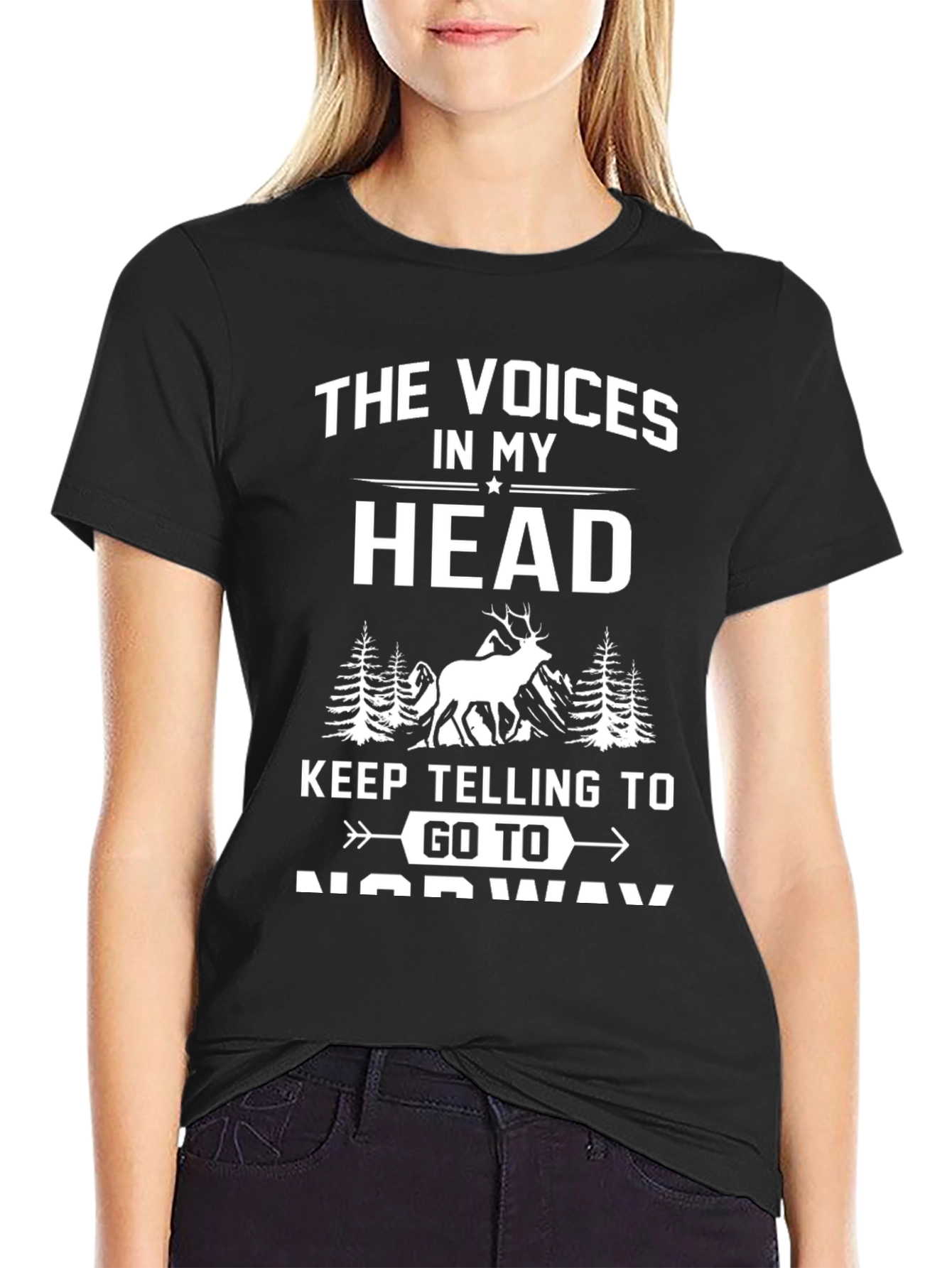 Norway Calling: Novelty Graphic T-Shirt