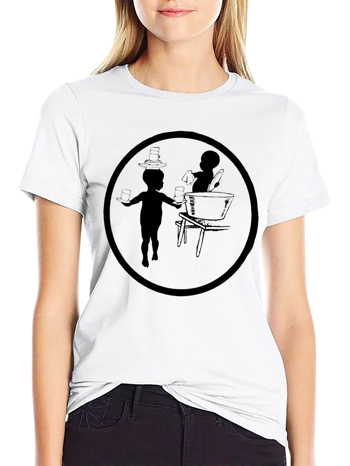 Silhouette Graphic Print Tee
