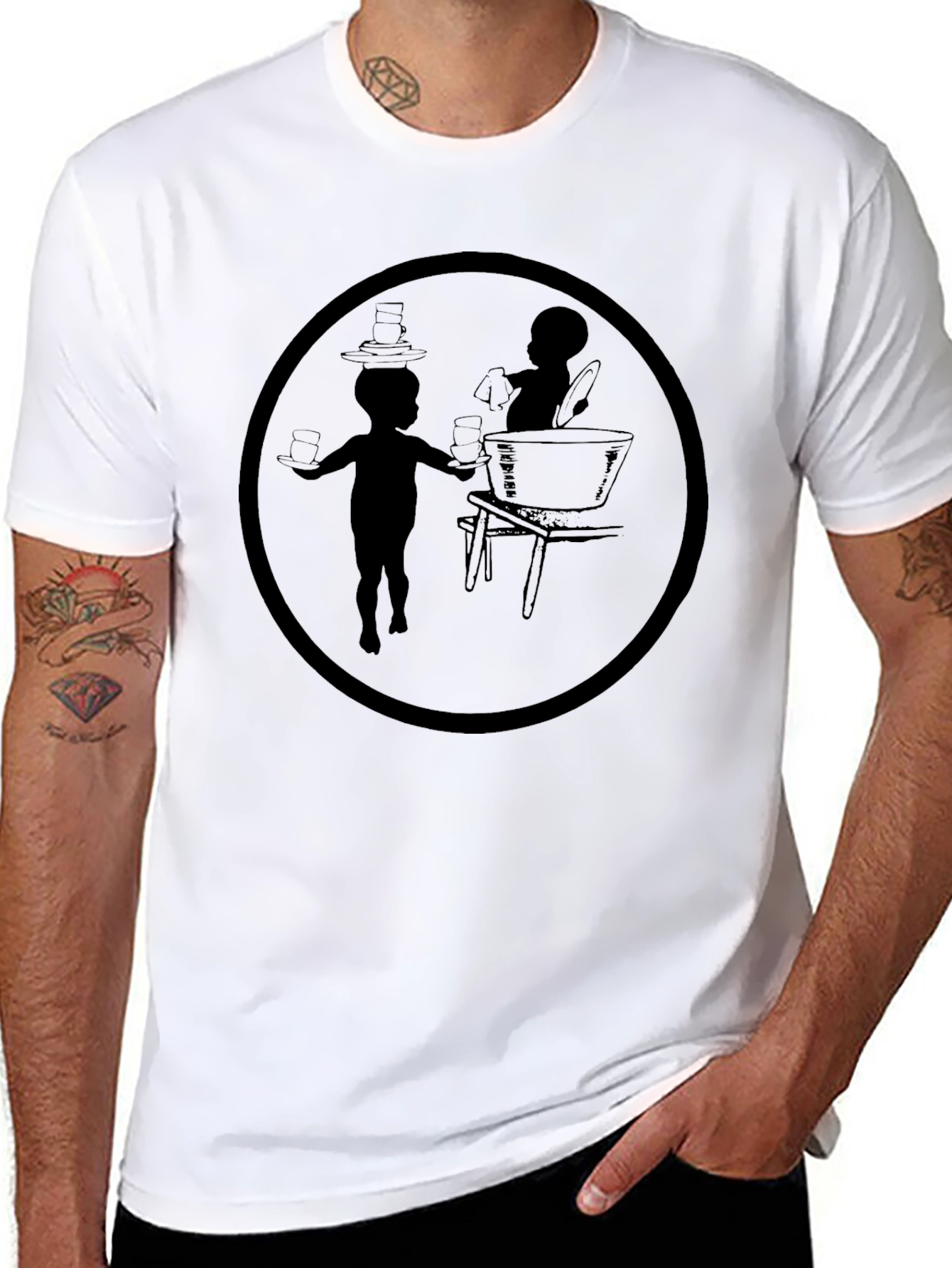Silhouette Graphic Print Tee