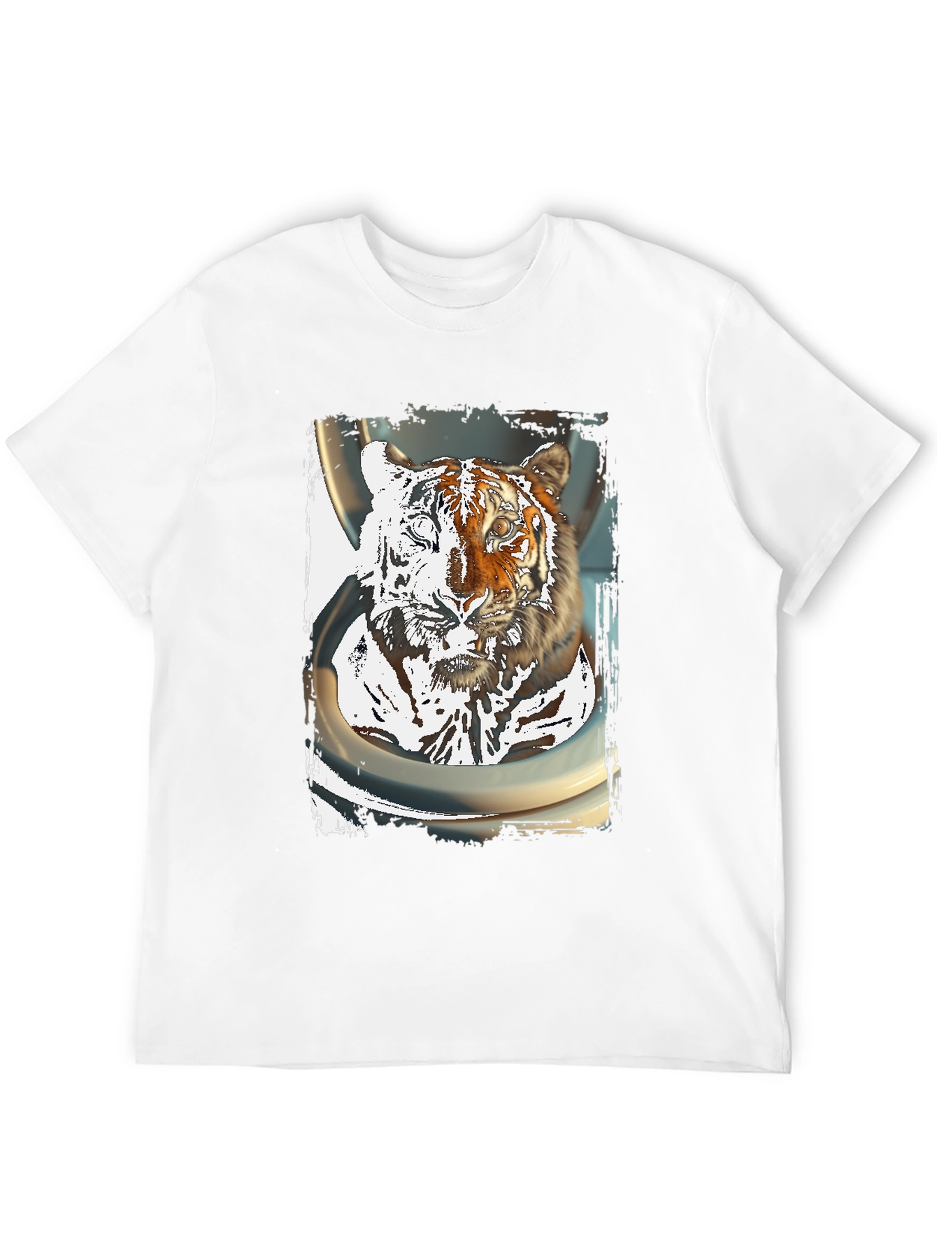 Tiger Graphic T-Shirt - Cool Animal Print Tee