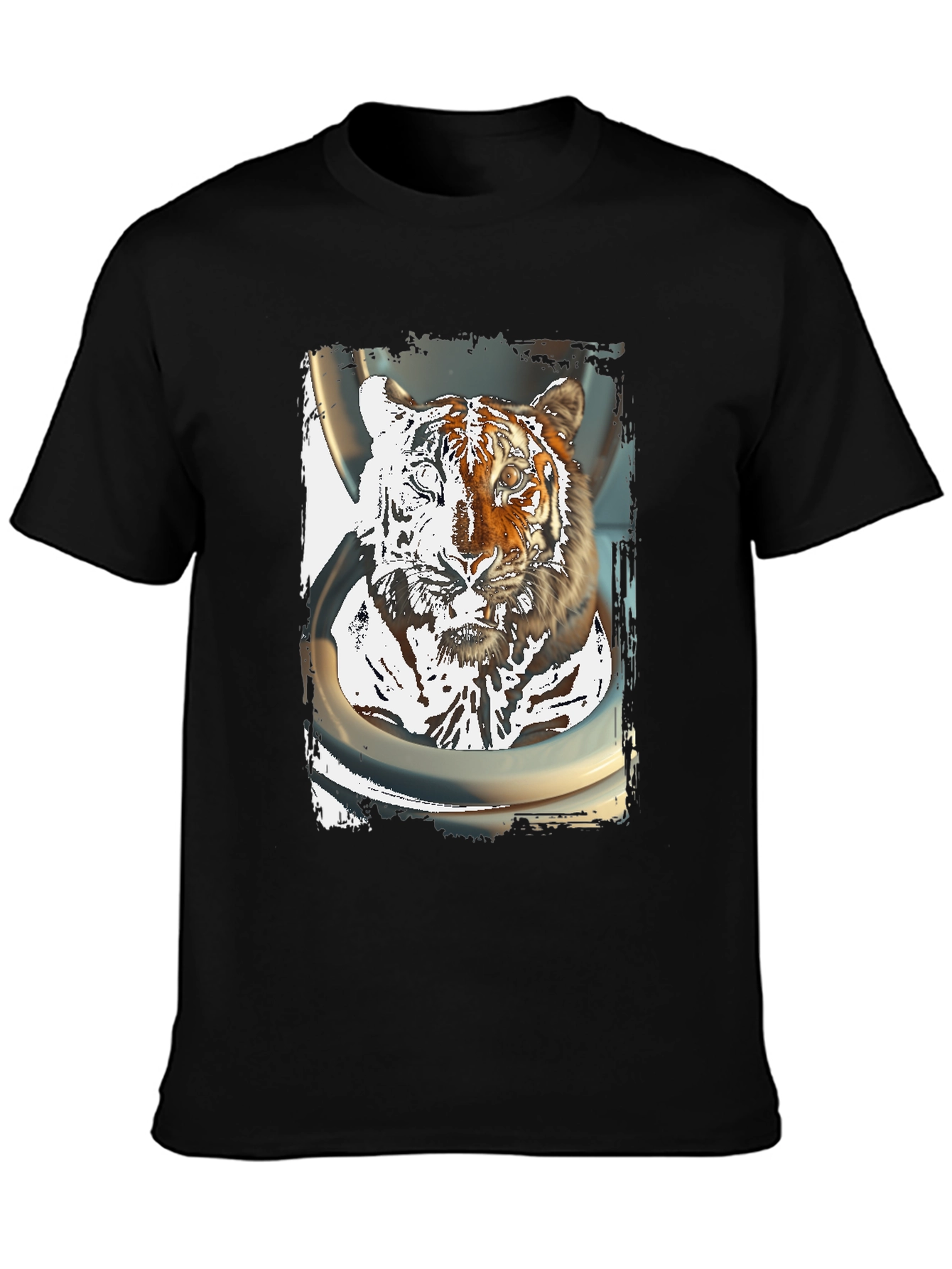 Tiger Graphic T-Shirt - Cool Animal Print Tee