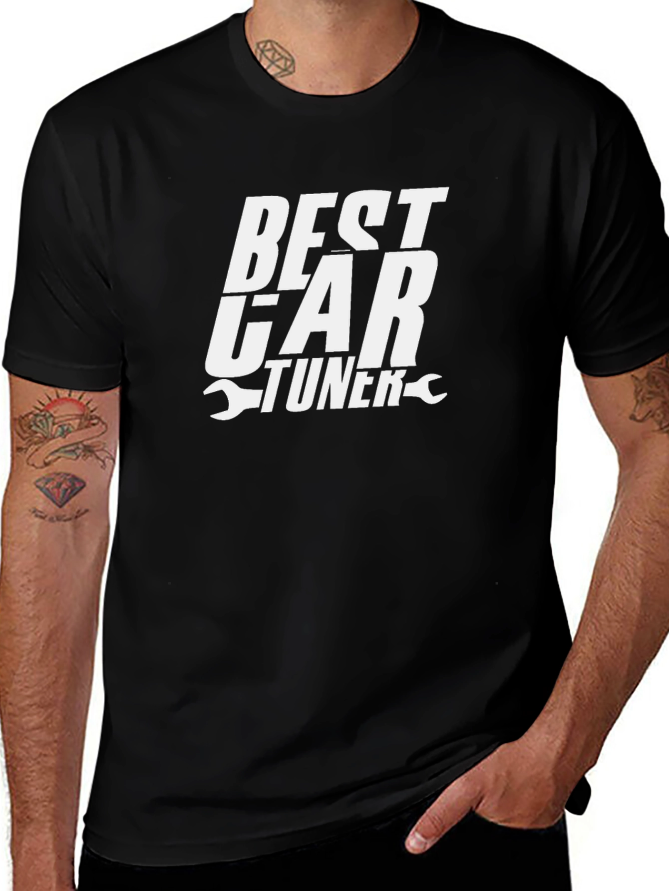 Best Car Tuner Graphic Tee - Black
