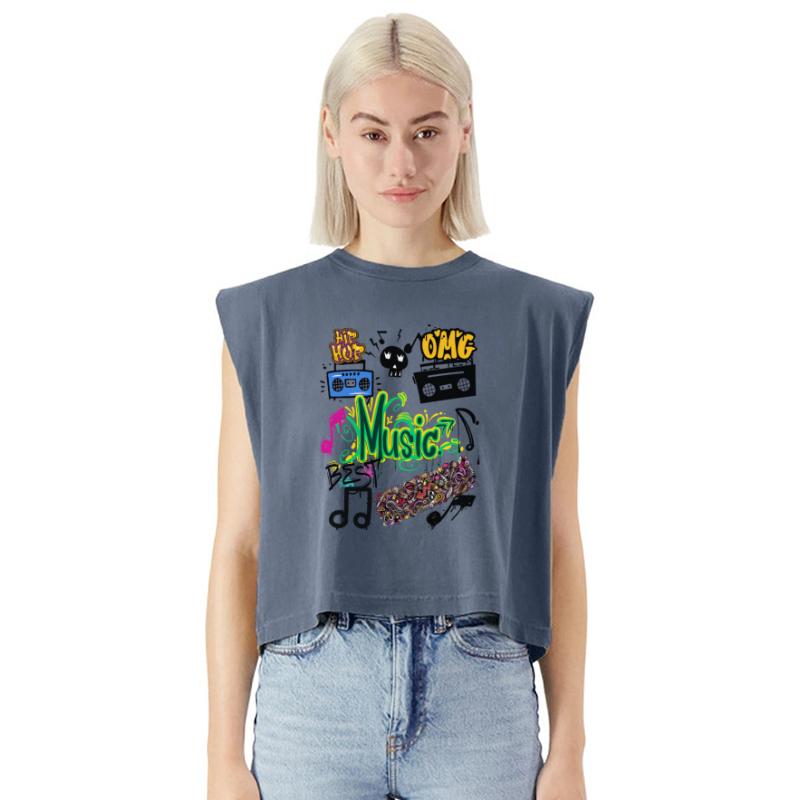 Graffiti Music Vibes – Urban Street Art Tee