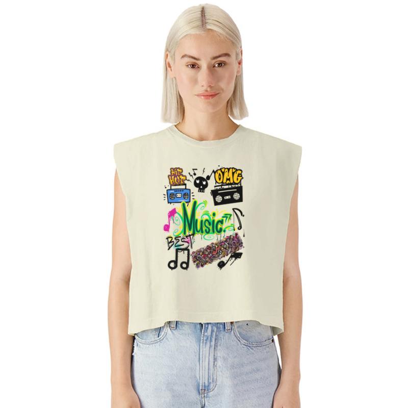 Graffiti Music Vibes – Urban Street Art Tee