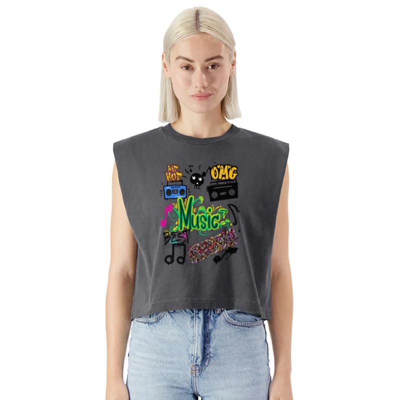 Graffiti Music Vibes – Urban Street Art Tee