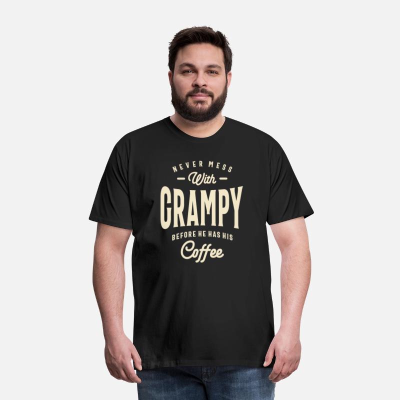 Grampy's Coffee Time Warning - Dad Grandpa