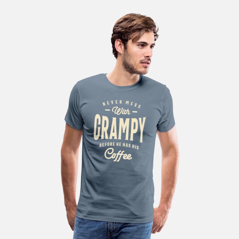 Grampy's Coffee Time Warning - Dad Grandpa