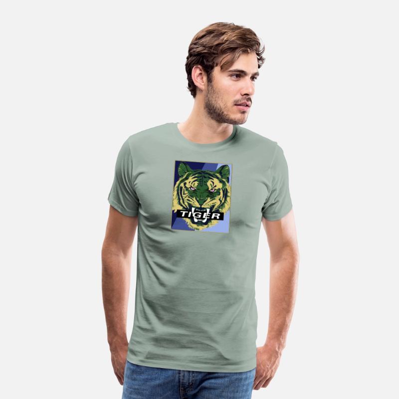 green tiger head