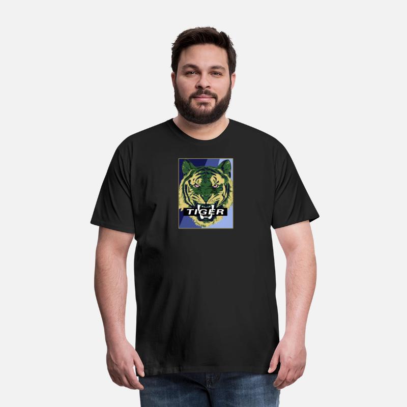 green tiger head