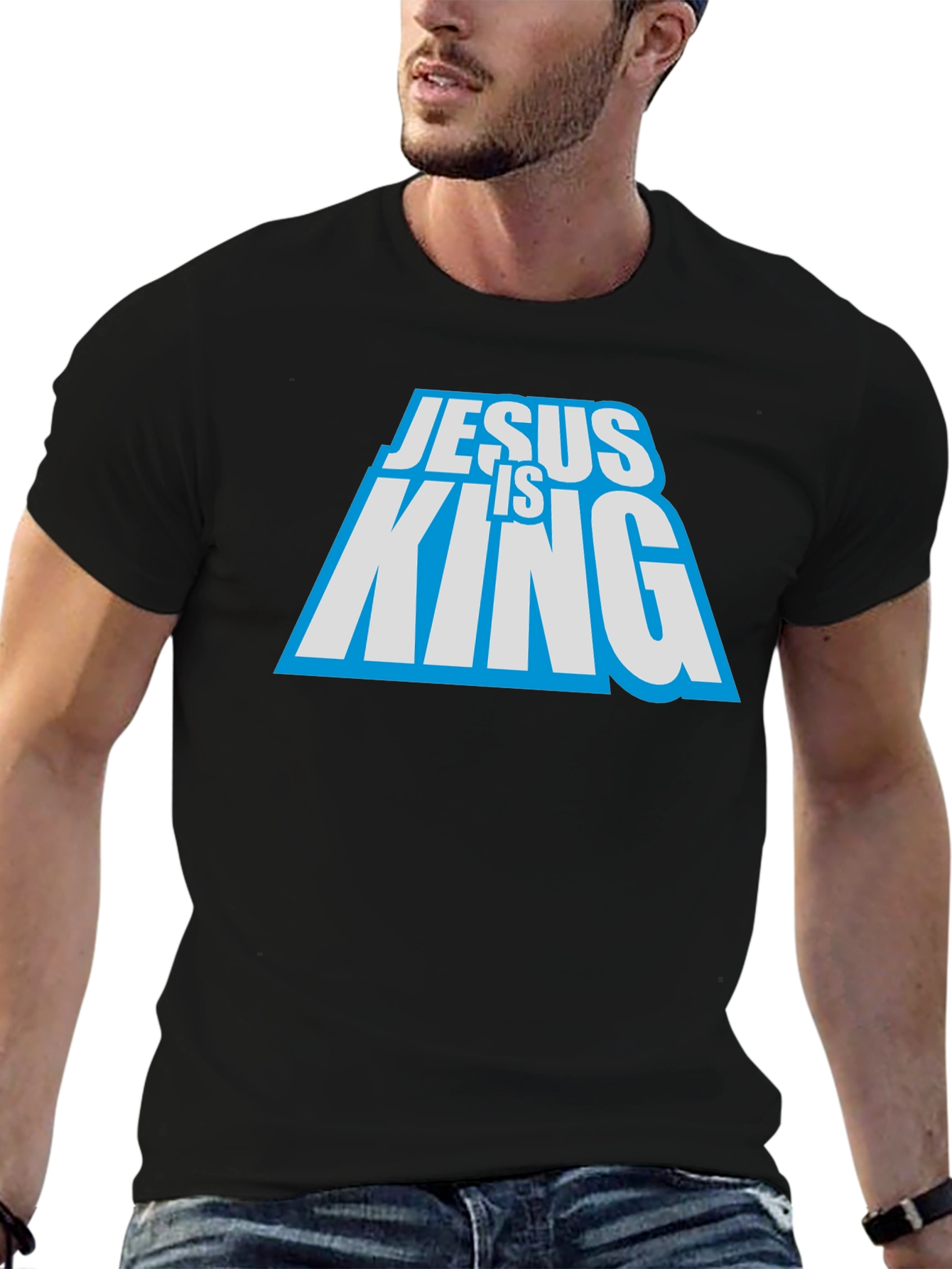 Jesus Is King Black T-Shirt