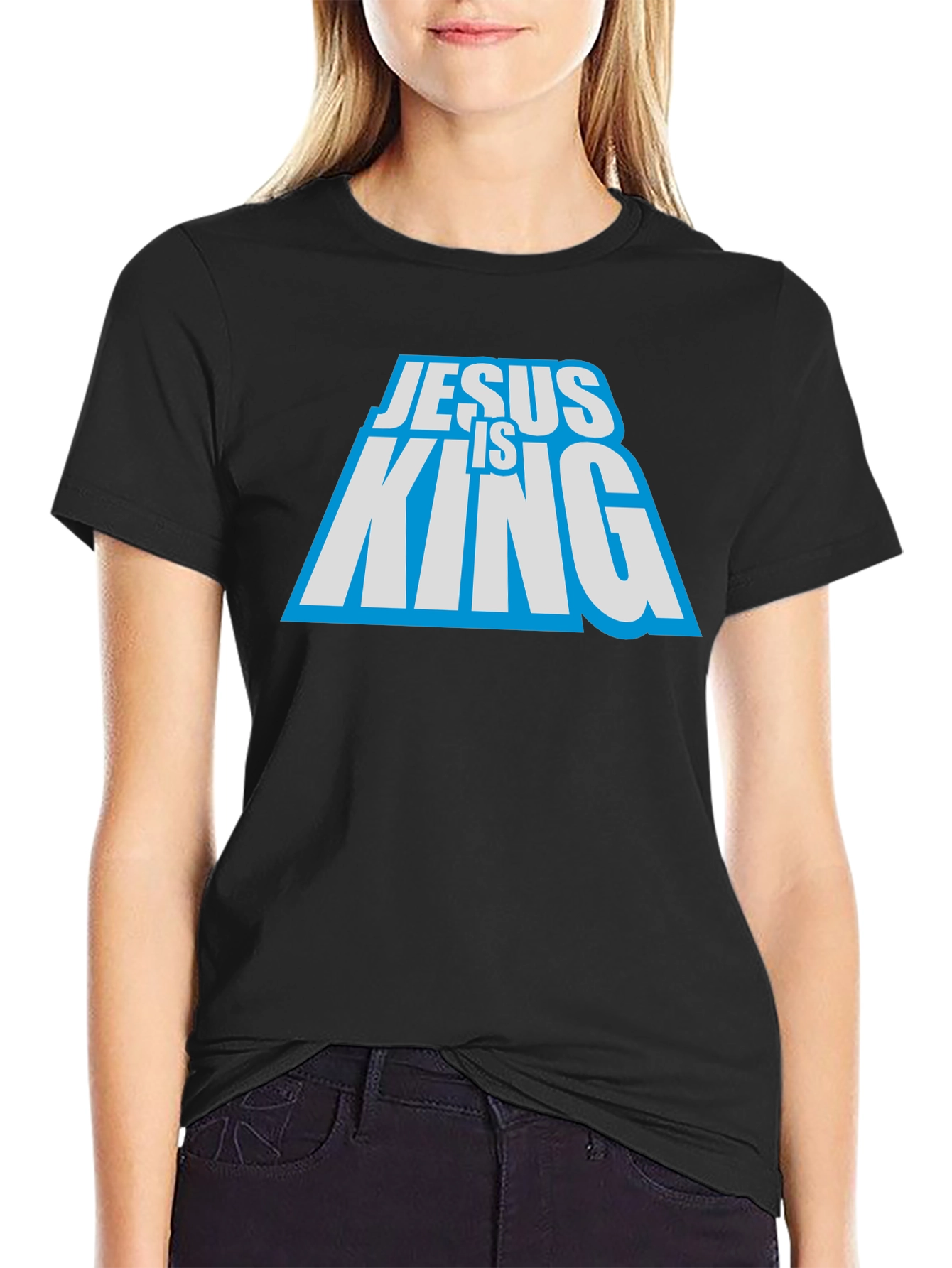 Jesus Is King Black T-Shirt