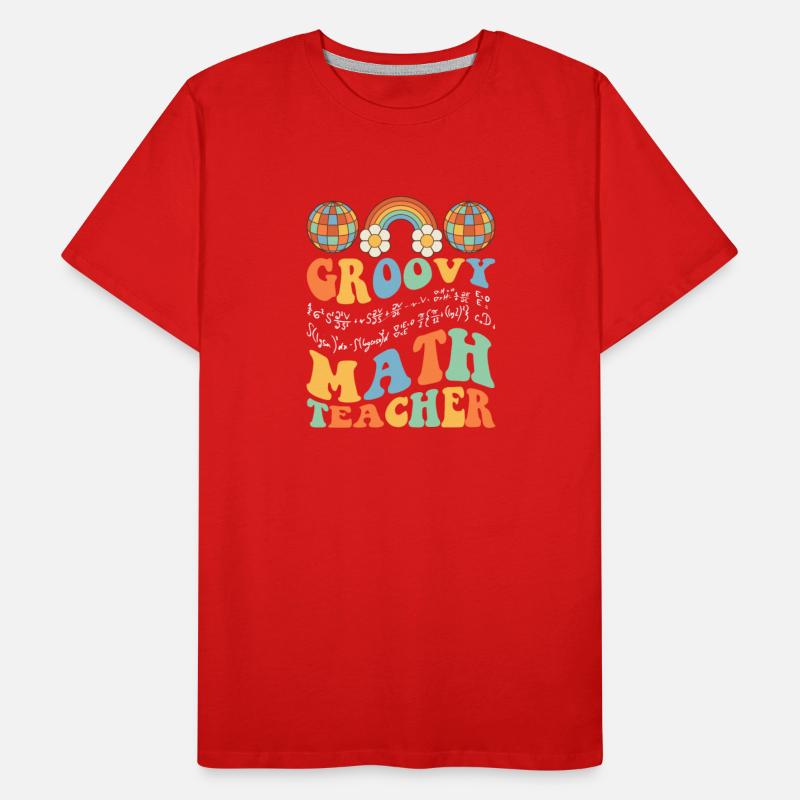 Groovy Math Teacher Retro Mathematics For A