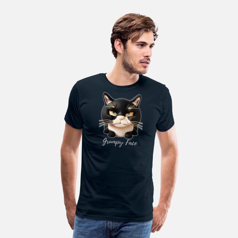 Grumpy Face Little Black Cat