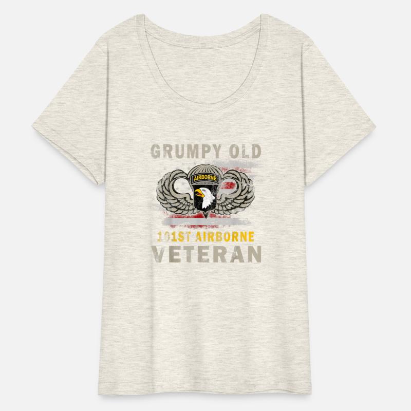 Grumpy Old Shirt | 101st Airborne Veteran T-Shirt