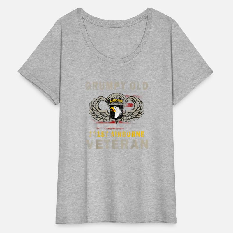 Grumpy Old Shirt | 101st Airborne Veteran T-Shirt