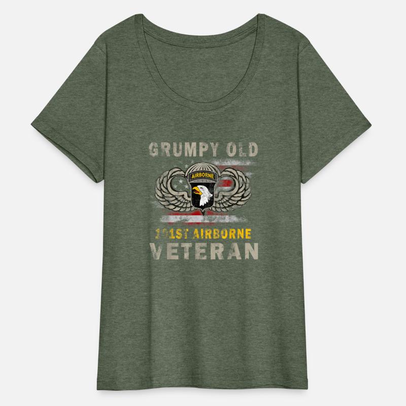 Grumpy Old Shirt | 101st Airborne Veteran T-Shirt