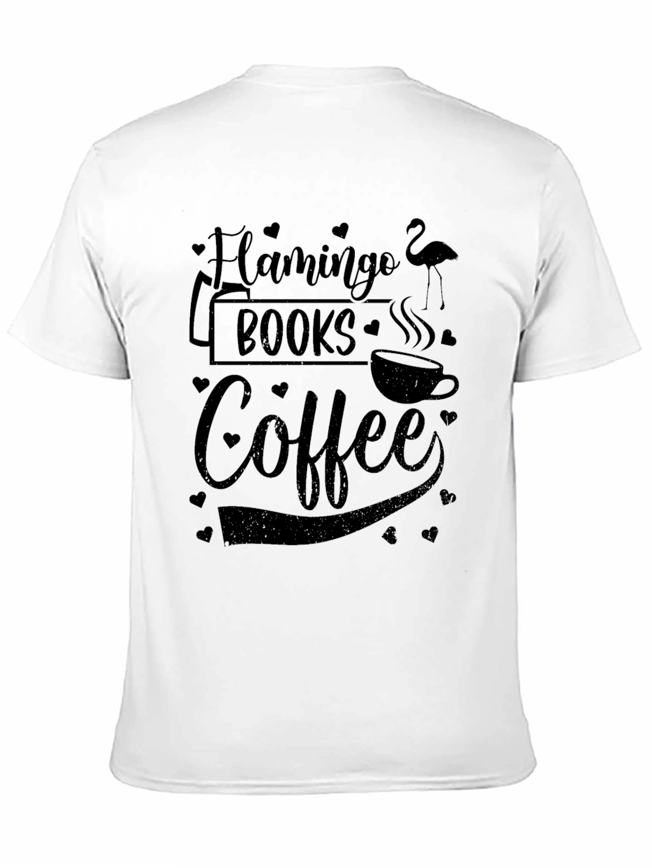 Flamingo Books Coffee Graphic Tee
