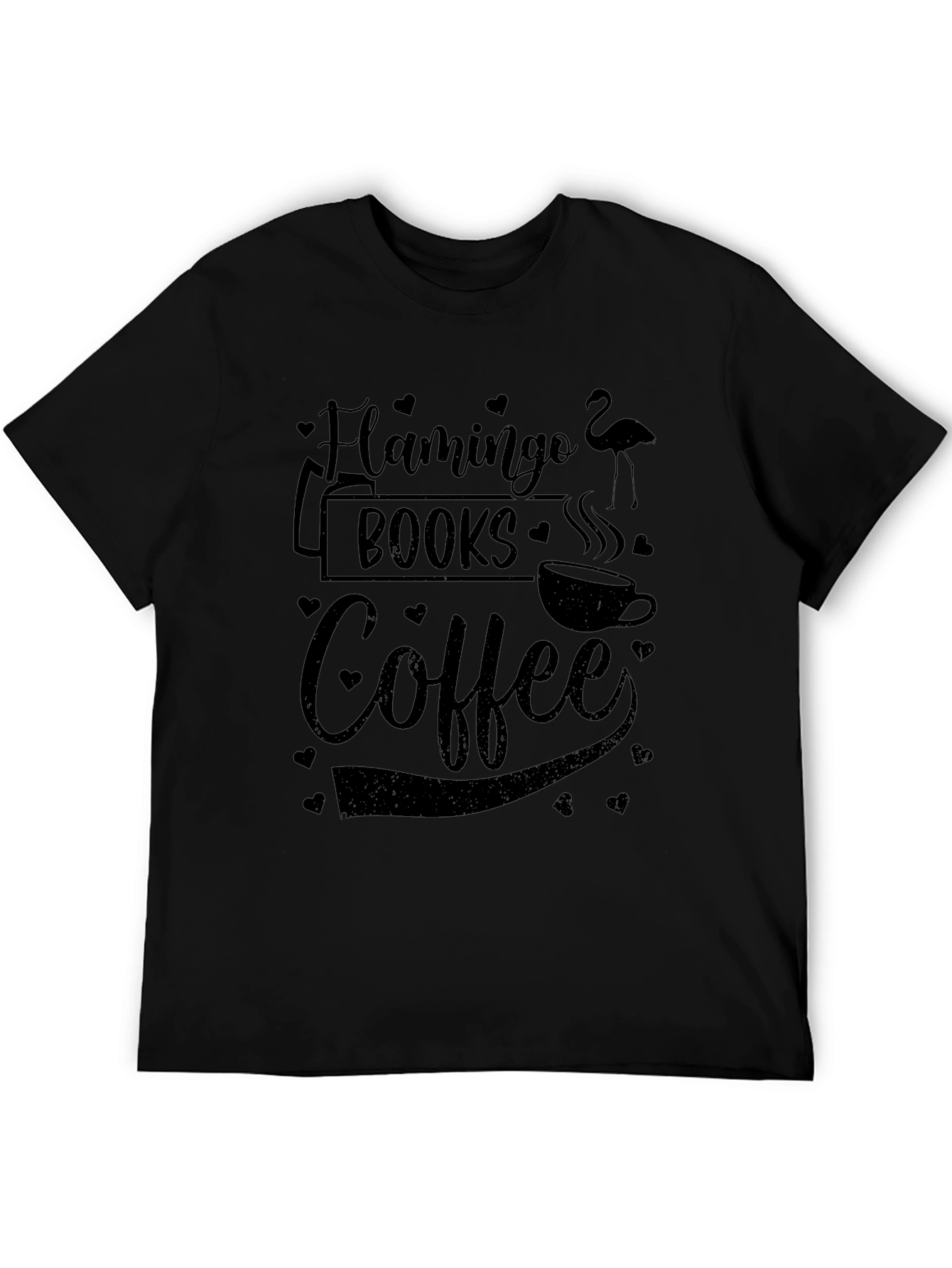 Flamingo Books Coffee Graphic Tee
