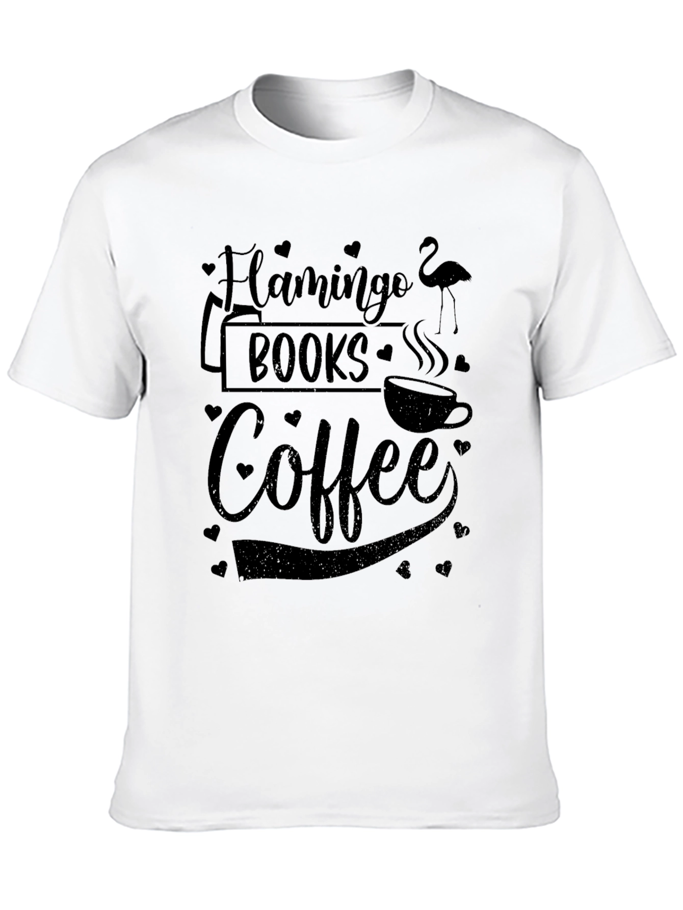 Flamingo Books Coffee Graphic Tee