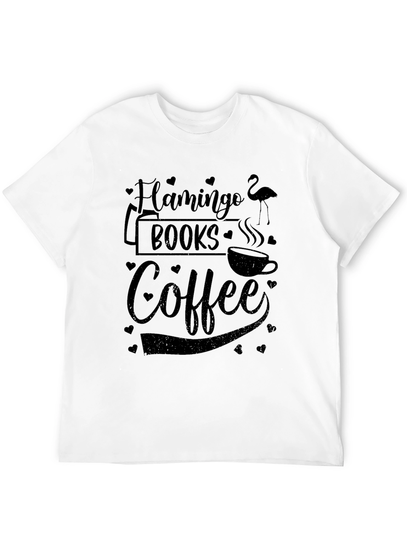 Flamingo Books Coffee Graphic Tee