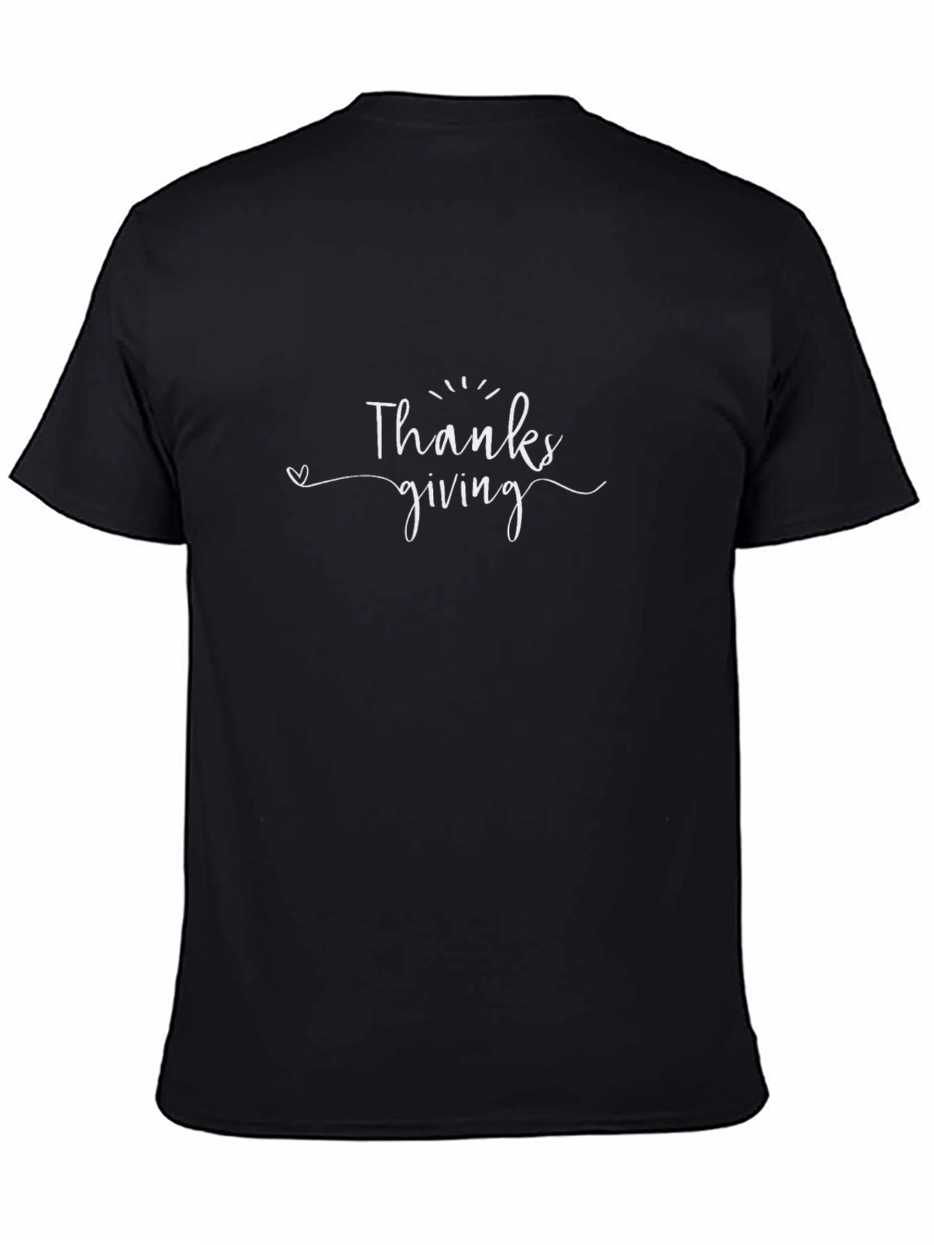 Thanksgiving Graphic Print T-Shirt - Soft Cotton Blend