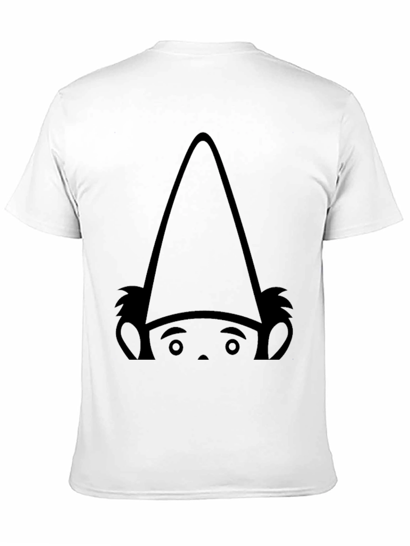 Funny Gnome Graphic Black T-Shirt