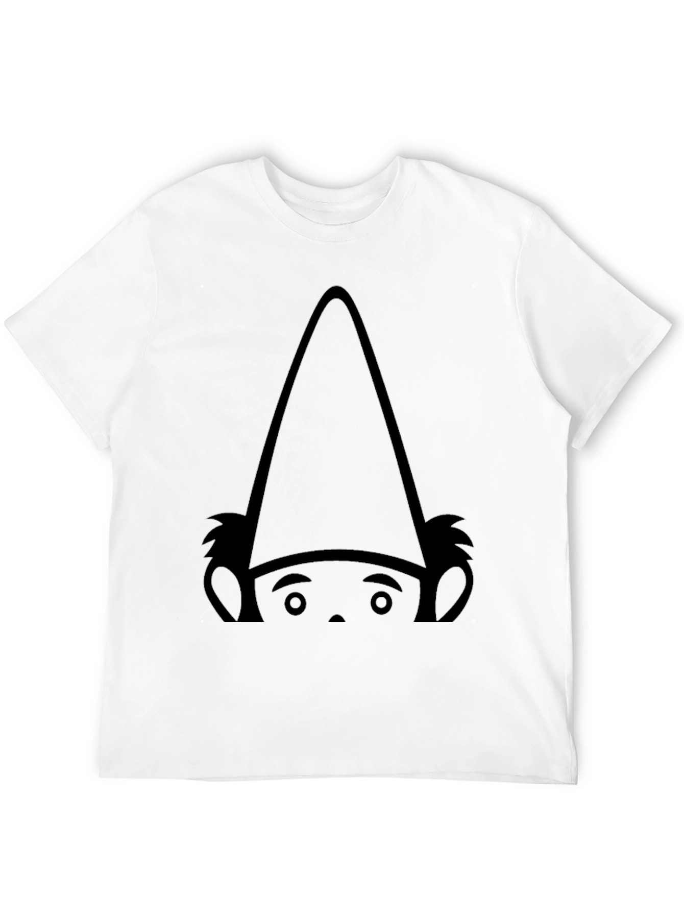 Funny Gnome Graphic Black T-Shirt